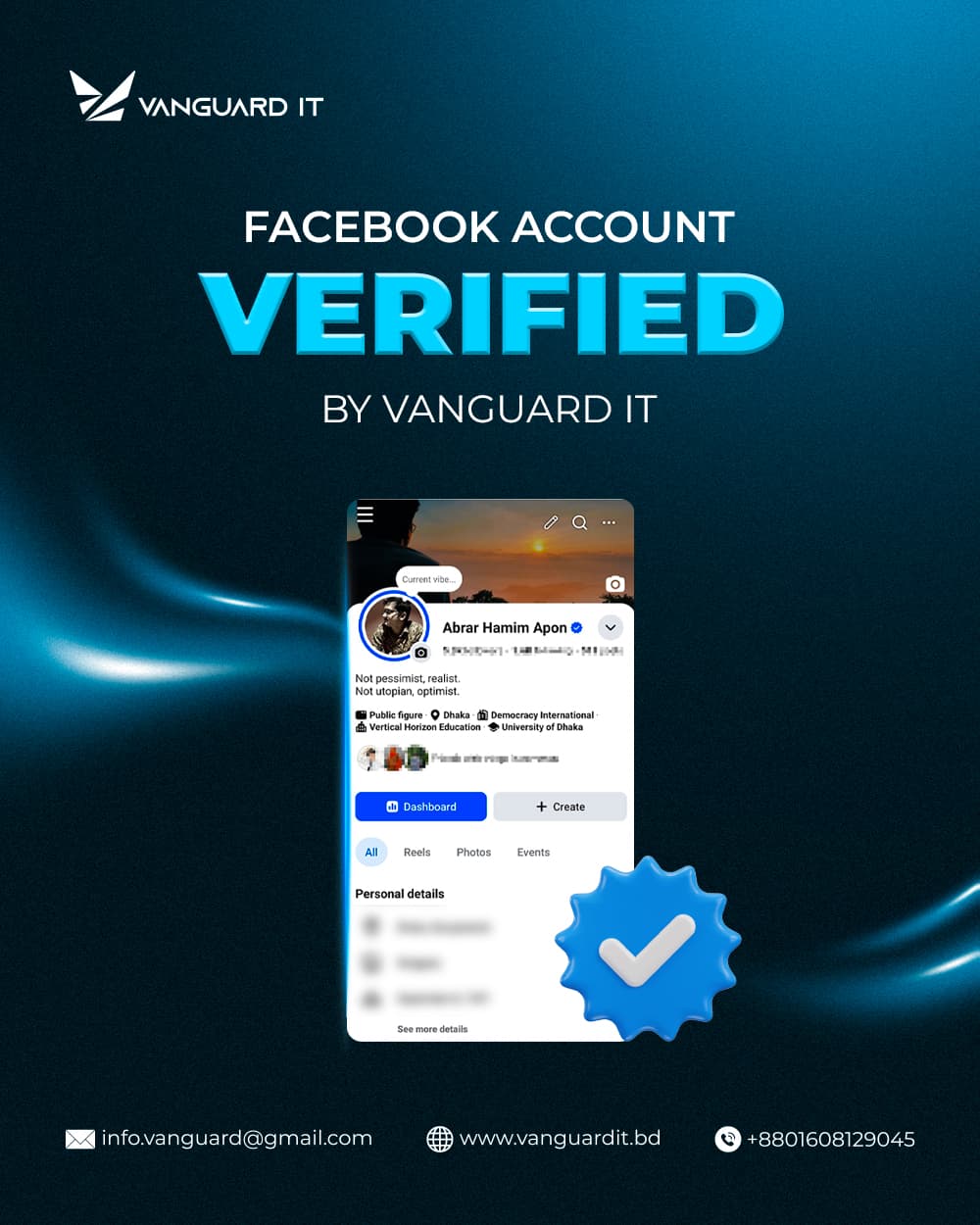 Facebook Account Verified - Abrar Hamim Apon