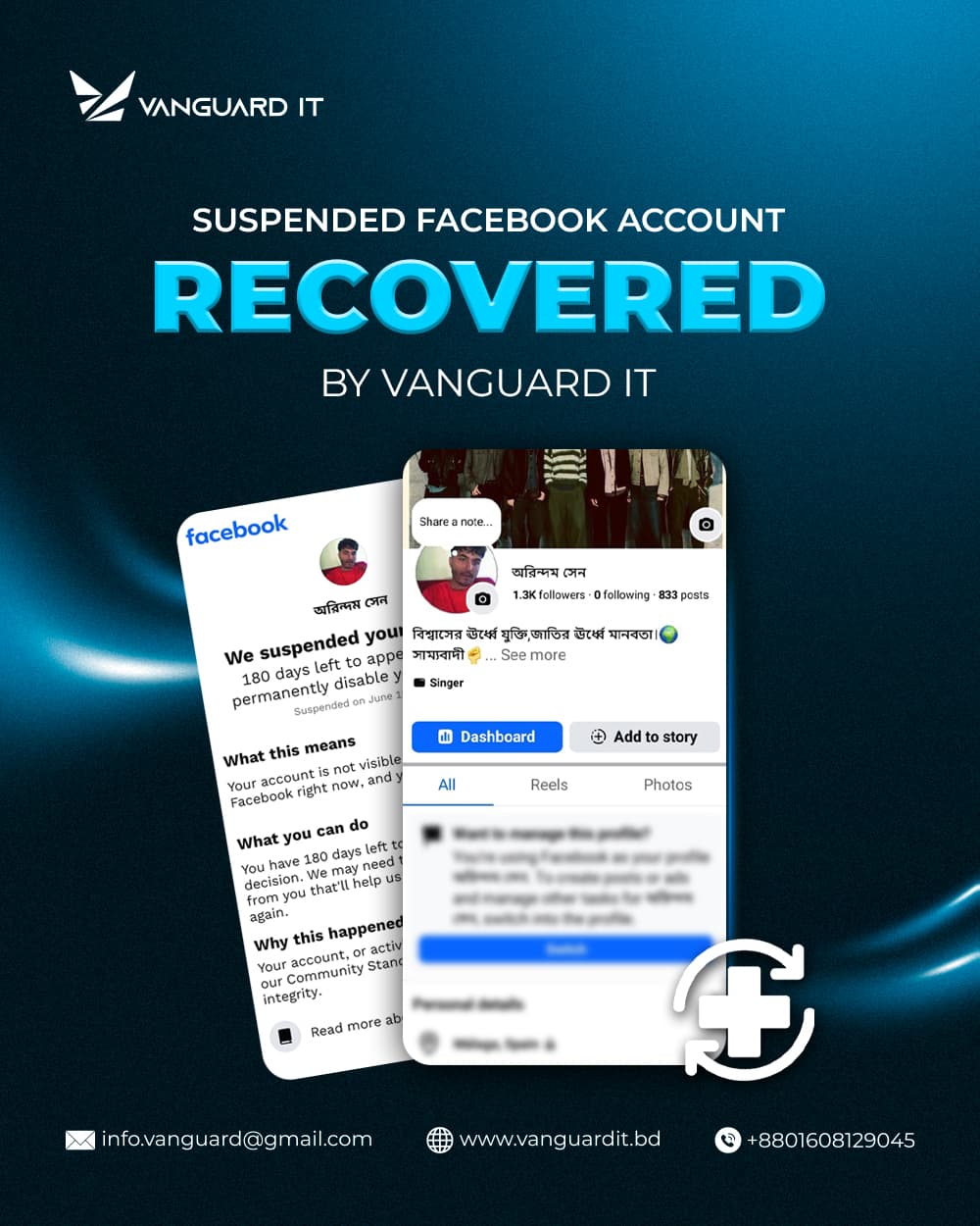Suspended Account Recovered - Orindom Sen (অরিন্দম সেন)